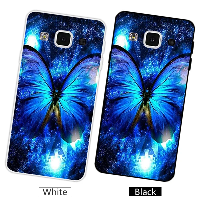 For Samsung Galaxy A5 A500 A500F A5000 Luxury Phone Case Soft Silicon Black Back Matte Cover for Samsung A5 Funny Cat Capa - Цвет: 11