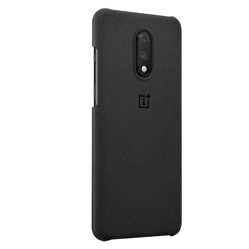 100% Официальный силиконовый чехол с песчаником для OnePlus 7 защитный оригинальные