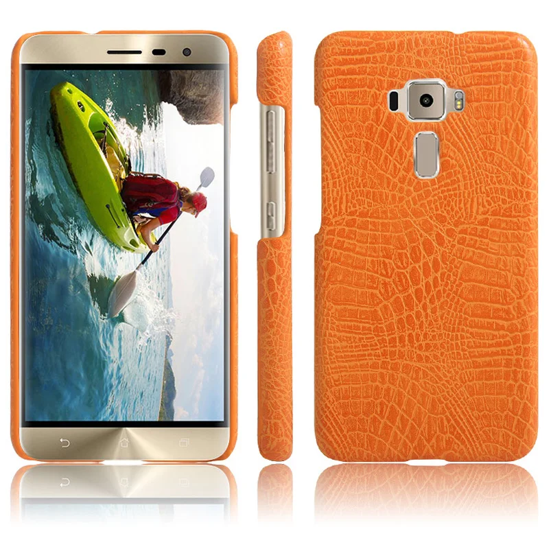 Жесткий чехол накладка из крокодиловой кожи для ASUS ZenFone 3 ZE552KLL Z012D Z012DA Z012DC Z012DE ZE552 ZE