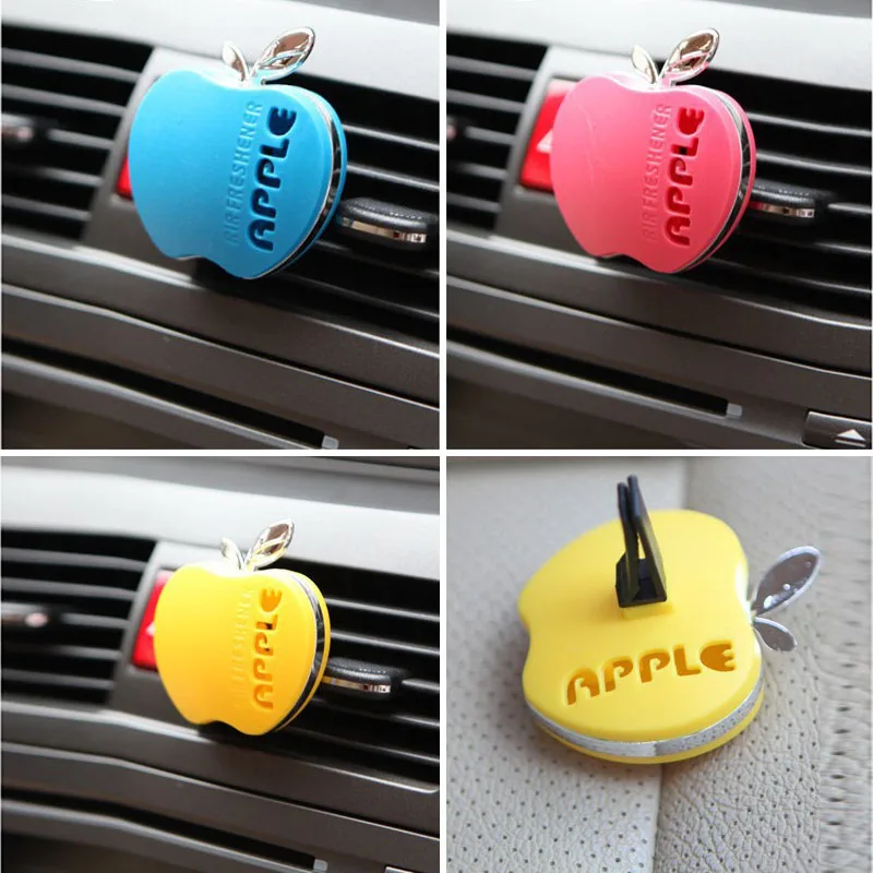 Автомобильный освежитель воздуха в форме яблока ароматизатор для воды ароматный