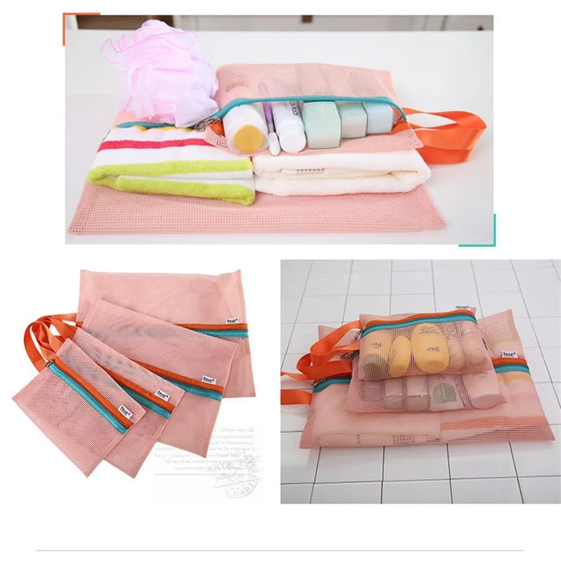 JXSLTC 4 шт. сетчатая дорожная сумка одежда нагрудный Органайзер с разделителями