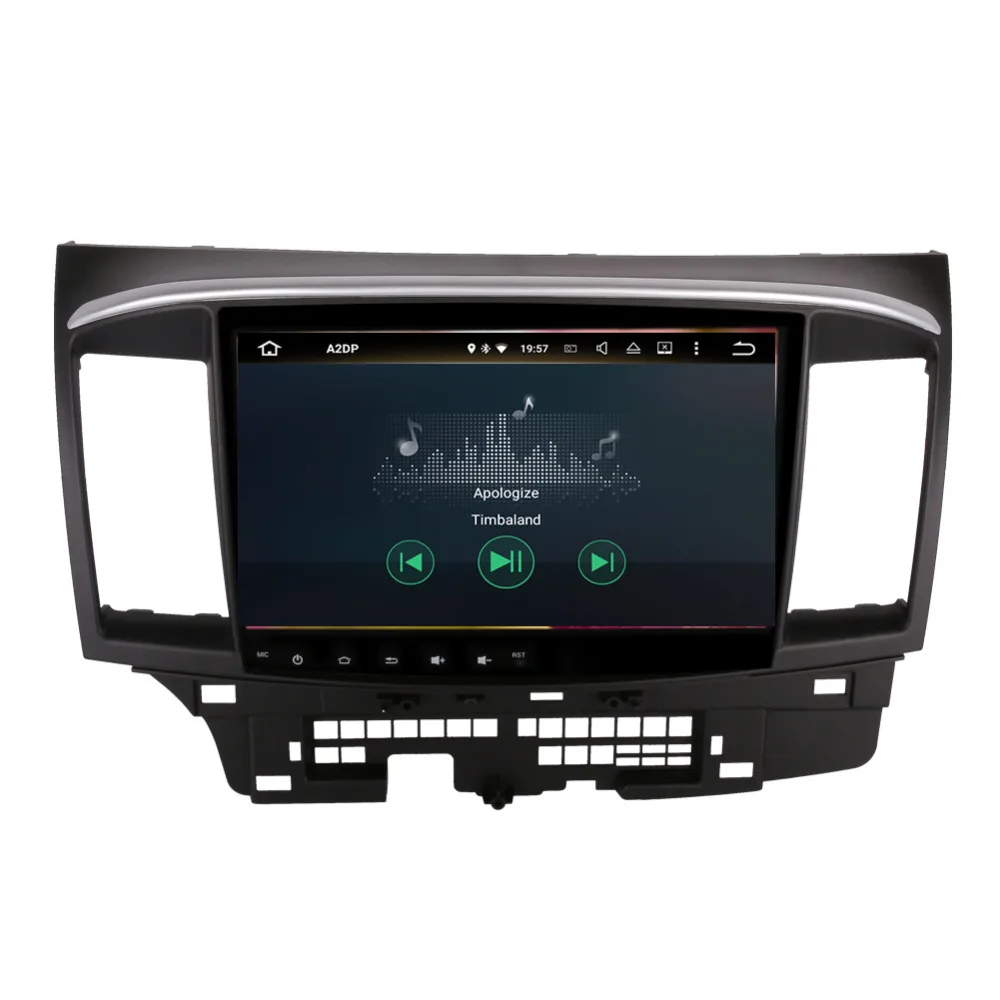 Головное устройство для Mitsubishi Lancer 10 1 8 0 2007 дюйма IPS HD Android 2016 Восьмиядерный
