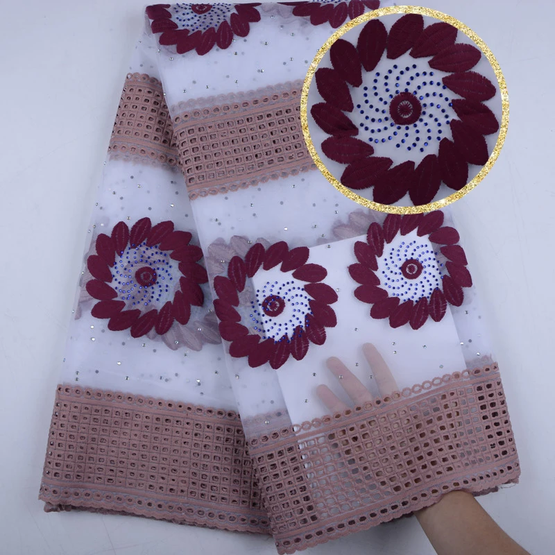 Кружевная ткань расшитая камнями для вечеринки высокого качества в африканском