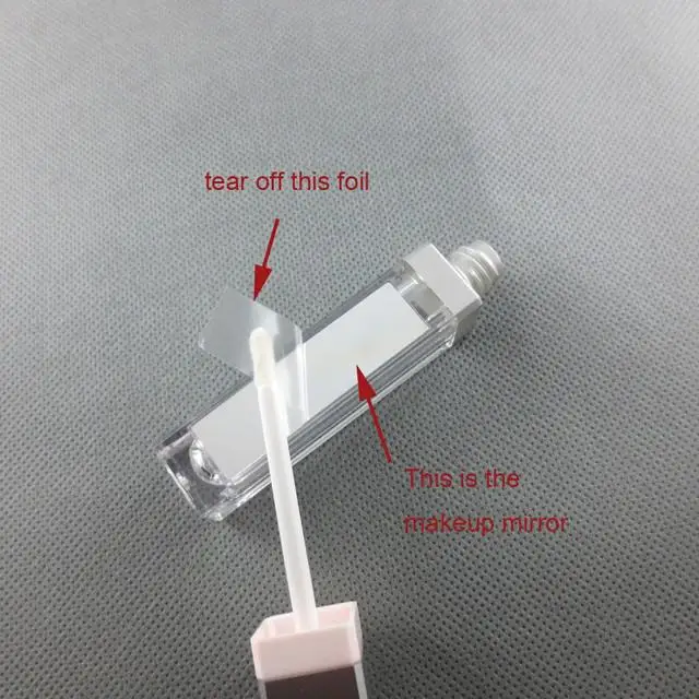 100 шт. горячая Распродажа Серебряного и черного цвета 8 g пустой блеск для губ