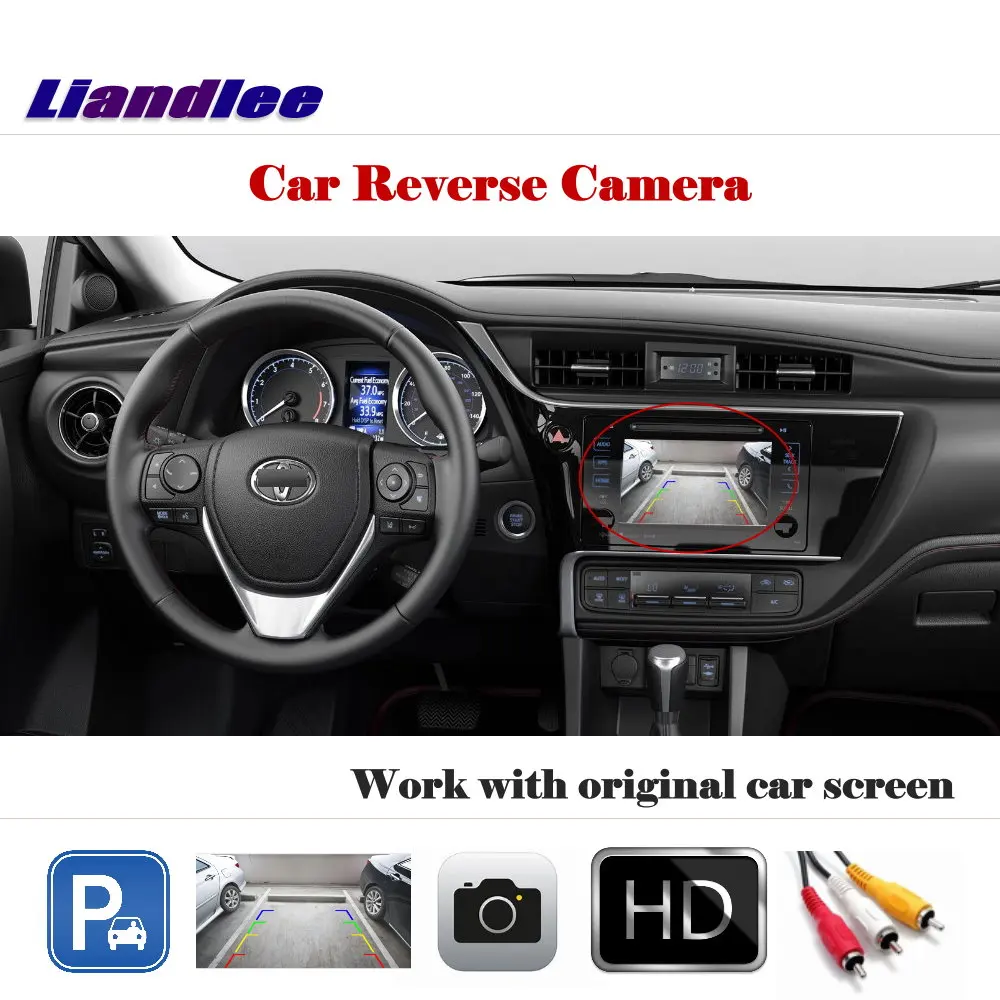 Liandlee Автомобильная обратная задняя камера для Toyota Corolla 2014-2017 / HD CCD парковочная