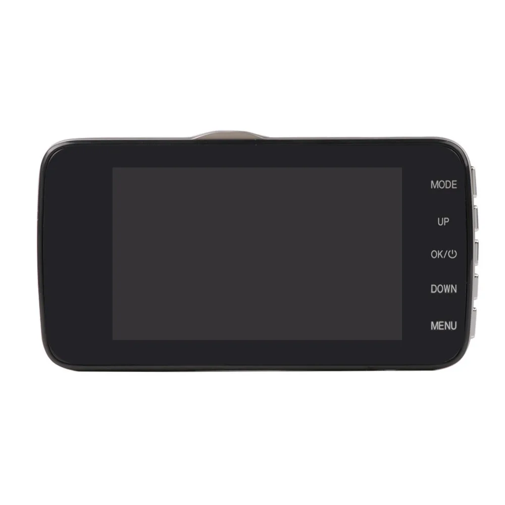 Car Dvr 4 Inch Auto Camera Dual Lens FHD 1080P Dash Cam Video Recorder With Rear View Camera Registrator Night Vision DVRs