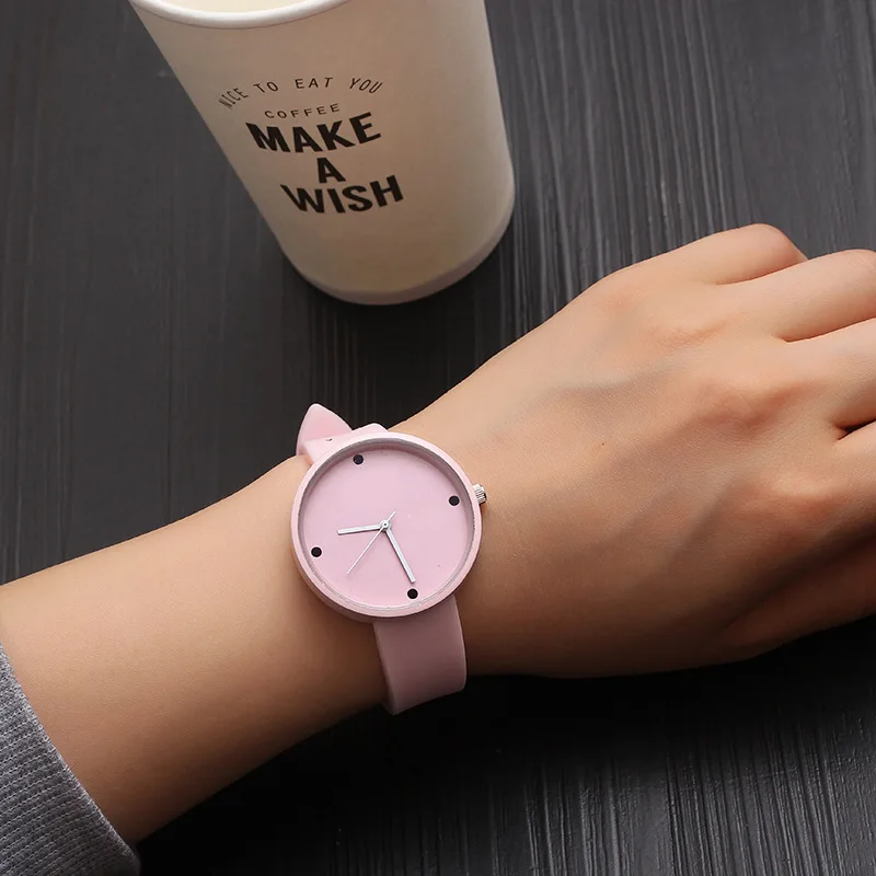 Кварцевые наручные часы JBRL новые модные детские для студентов силиконовые