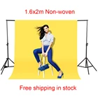 Горячая Распродажа 1,6x2 м хлопковый желтый незагрязняющий текстильный муслиновый фон для фотостудии экран для фотосъемки фон-хромакей ткань