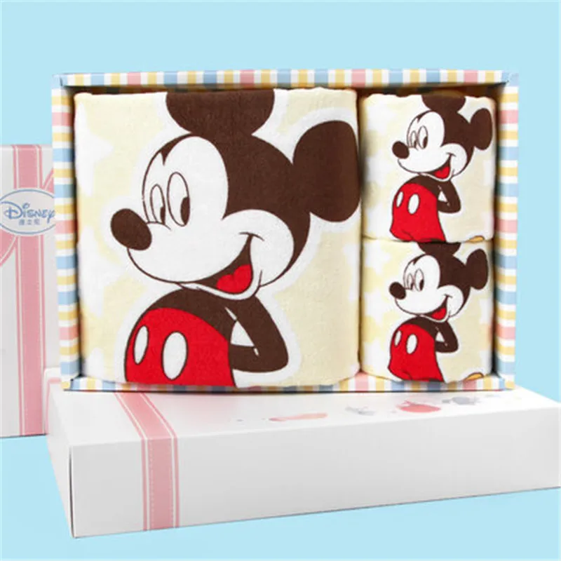 Disney 3pcs Pink Minnie Face Towel Bath Towels gift packaging Baby Wash Spa Facial birthday | Дом и сад