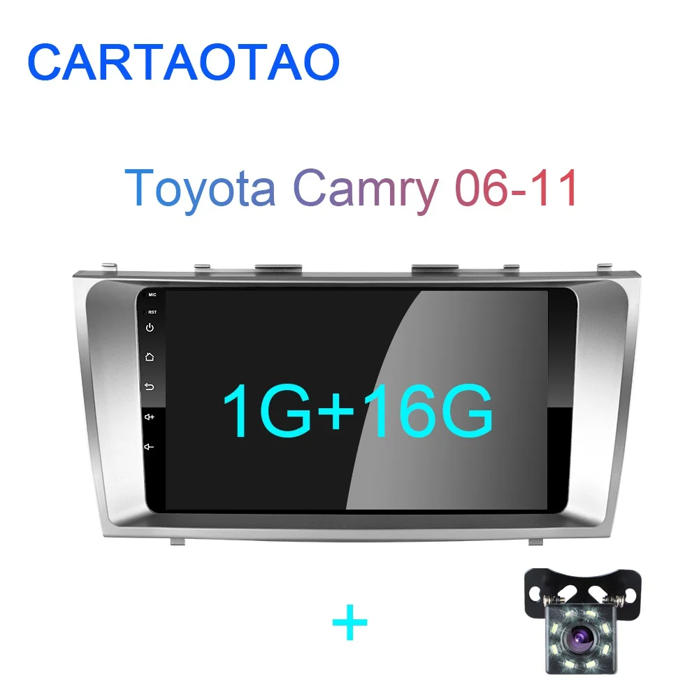 1G-16G-SXT 2G+ 32G " 2din Android 8,1 GO машинный DVD проигрыватель для Toyota Camry 2006 2007 2008 2009-2011 автомобиль радио gps навигации WI-FI плеер - Цвет: 1G-16G-SXT