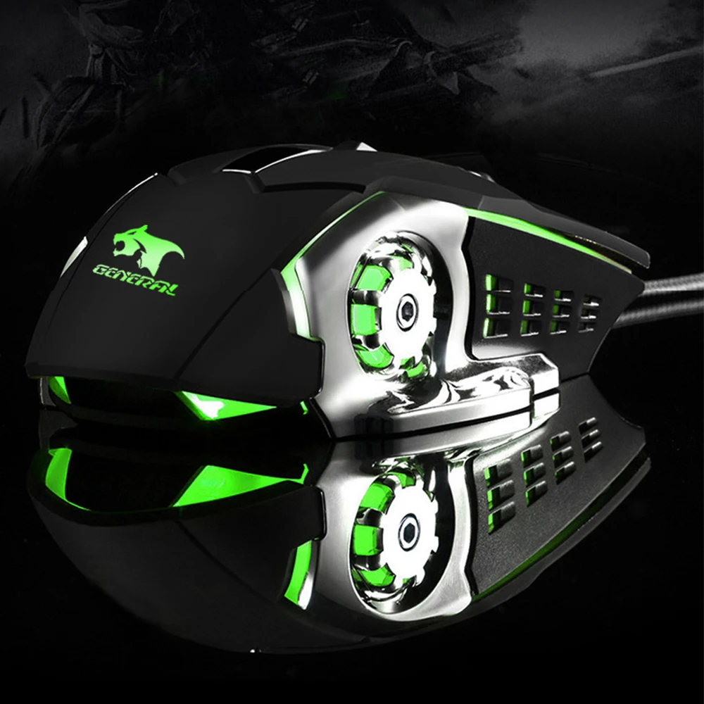 Новинка 2019 игровая мышь X9 проводная для ноутбука с разрешением 1600 DPI и 6