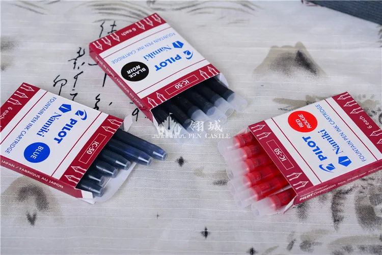 Пилотные картриджи с чернилами IC50 чернильные 3 цвета черный синий красный 78 г