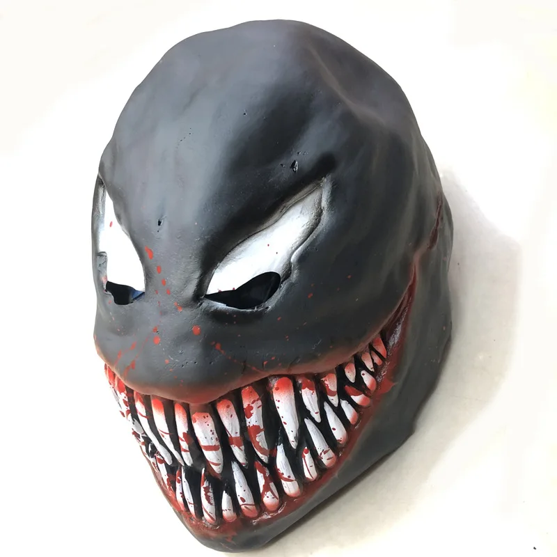 Маска яда для Хэллоуина карнавальный костюм эдард Брок Dark Superhero маска полимерный