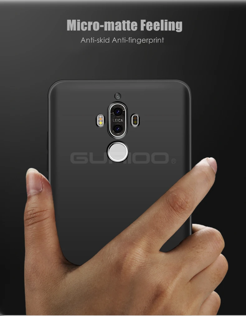 Gurioo Ультратонкий Мягкий Силиконовый ТПУ чехол для Huawei Mate 8 9 10 Pro противоударный