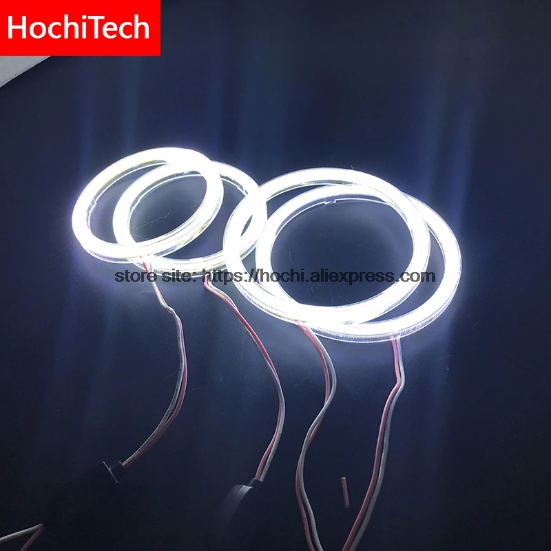 5 комплектов оптом для Hyundai Terracan 2001 2007 COB Led дневной свет Белый Halo Cob Angel Eyes Ring Error Free