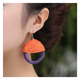 Новые оригинальные этнические крупные ювелирные изделия ручной работы круглые