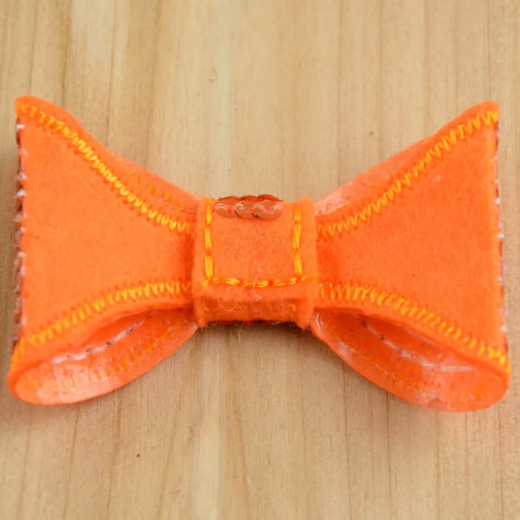 Новинка в наличии классический бант из блесток с вышивкой 2 дюйма для повязки на