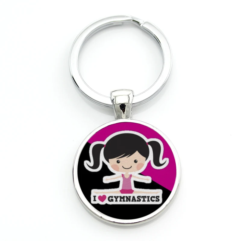 Женский брелок для гимнастики TAFREE винтажный аксессуар спорта и SP120|keychain