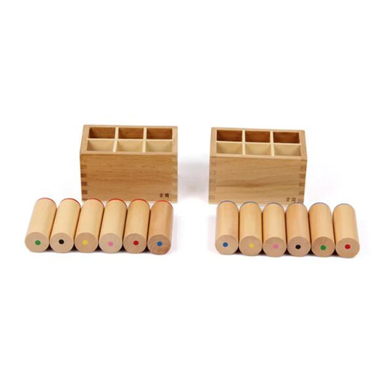 NEW Montessori Sensorial Auditory Material - Sound Cylinders Boxes Kids Educational Toys | Игрушки и хобби
