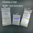 Розничная продажа, небольшие Самоклеющиеся пластиковые пакеты, упаковка для ювелирных изделий, прозрачный из целлофана с застежкой виолончель OPP поли прозрачные пакеты