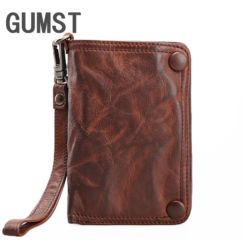 

Кошельки мужские из натуральной коровьей кожи, GUMST, 100%