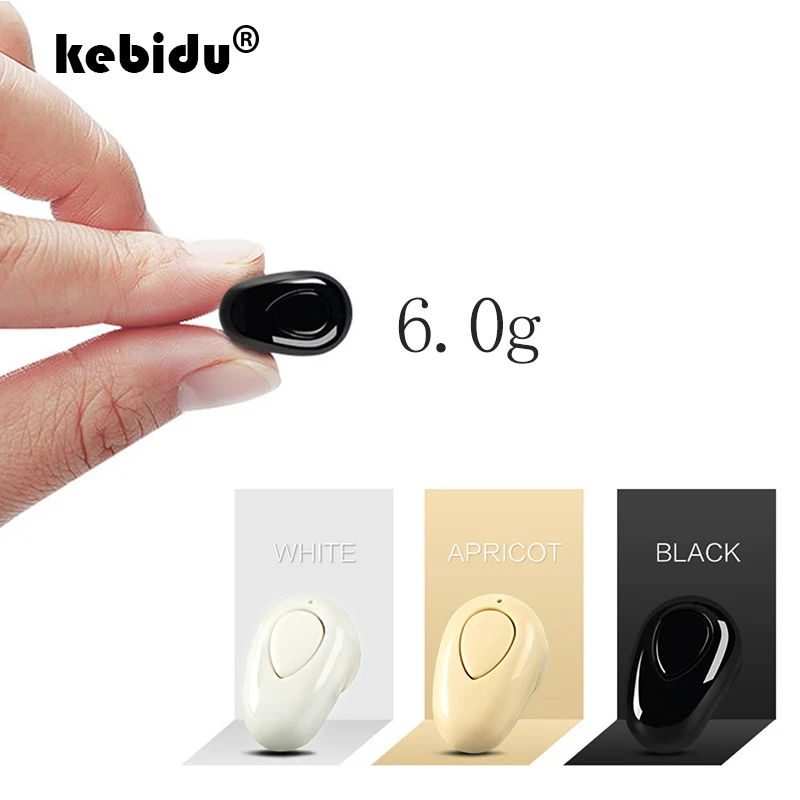 Супер Мини Bluetooth гарнитура kebidu беспроводные наушники Smart S520 с микрофоном разговор