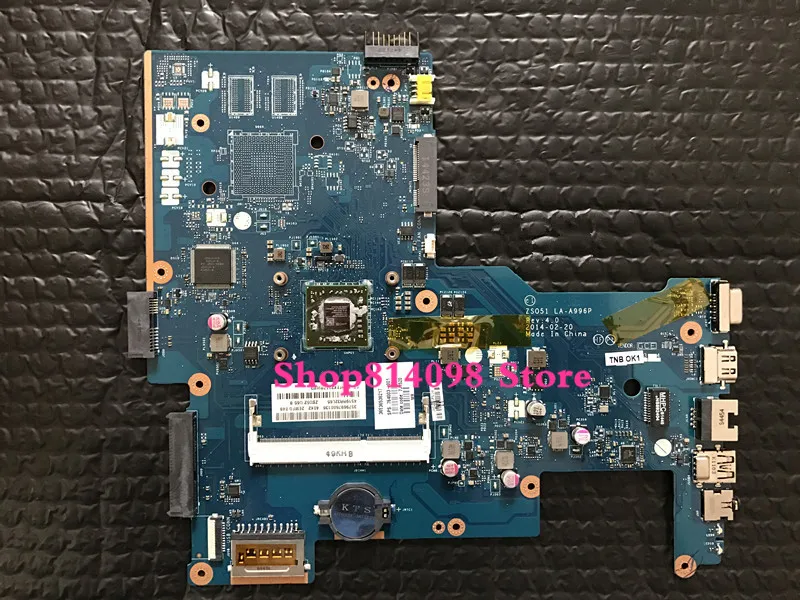 

764003-501 Free Shipping 764003-001 FOR HP 15-G 255 G3 Laptop Motherboard LA-A996P E1-6010 motherboard 100% Tested