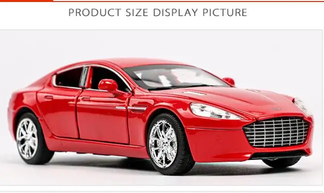 Металлическая Модель автомобиля Aston Martin 1:32 модель из сплава с электронной