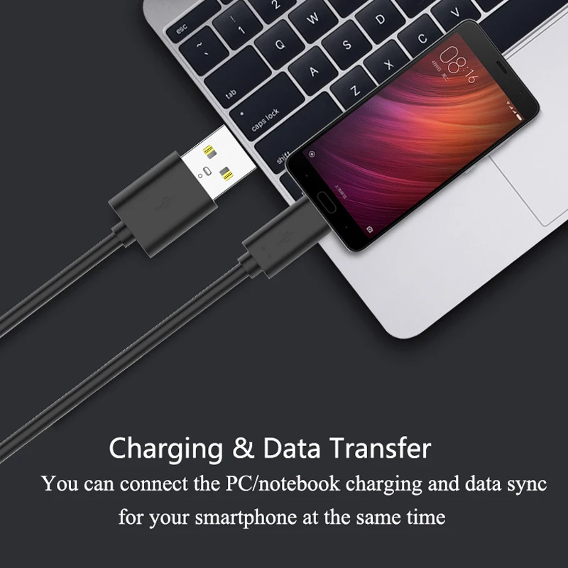JIANHAN Micro USB зарядное устройство плоский кабель для Samsung Huawei Xiaomi 1M 2M синхронизации