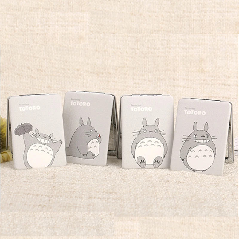 CN-RUBR мультфильм смайлик Макияж зеркало милая девушка Прямоугольный складной из