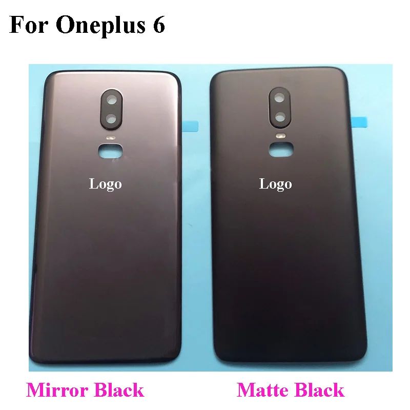 

Оригинальный черный чехол для OnePlus 6 oneplus 6, полностью закрывающий аккумулятор, задняя крышка, чехол для One Plus 6 1 + 6 6,28 дюймов с логотипом