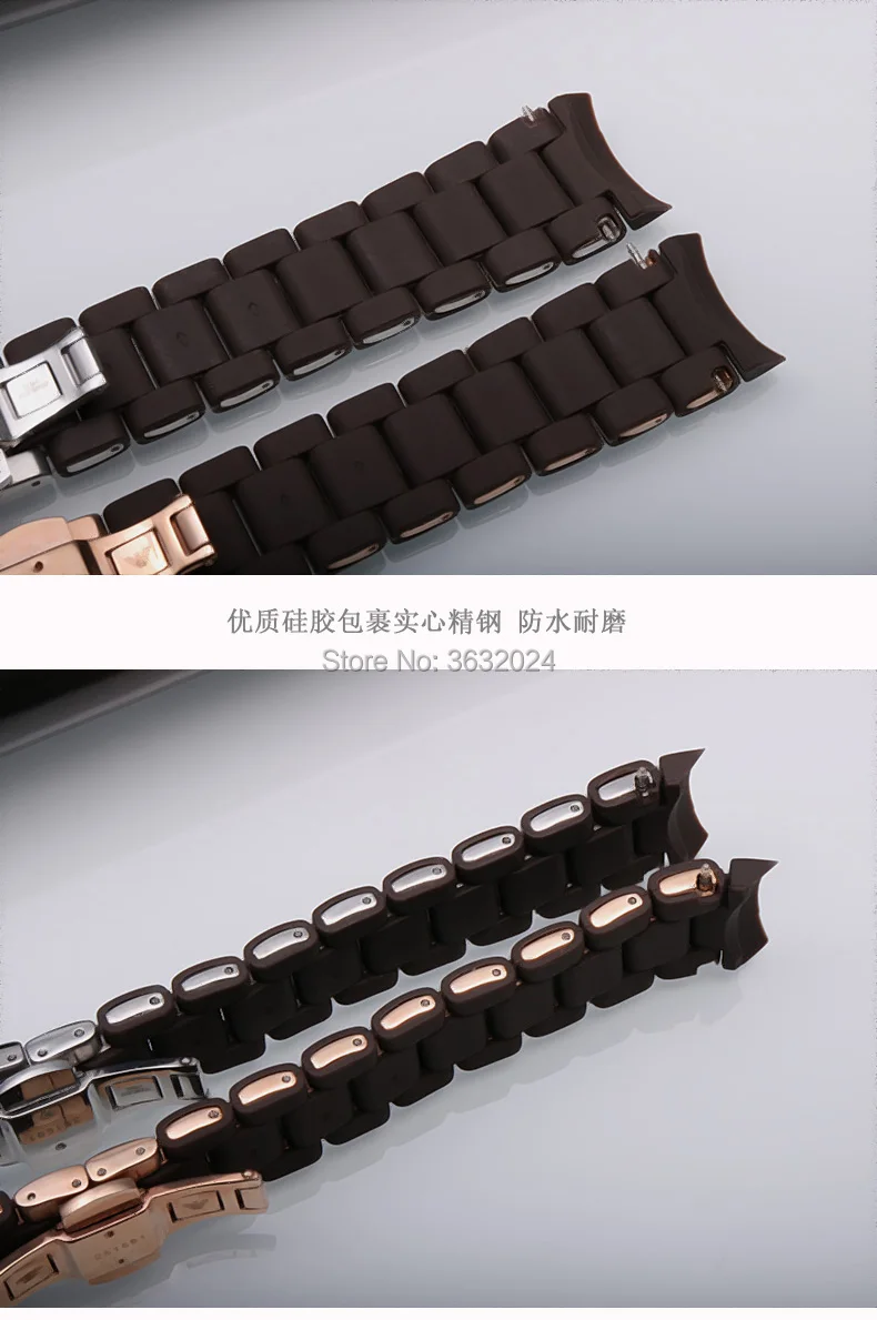Ремешок для часов с srtap подходит для ARmani AR5909 5906 5890 5891 5921 5919 5920 5859 5867 5950 5868 для мужчин и женщин ремешок для часов