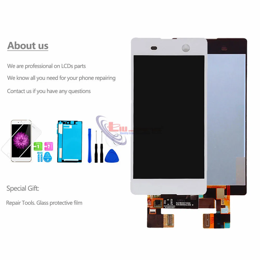 ЖК-дисплей для Sony Xperia M5 E5603 E5606 E5653 тачскрин дигитайзер в сборе запасные части