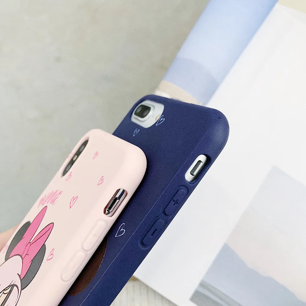 Marchcover для iPhone 11pro X XR XS MAX милые кофты с капюшоном героями мультфильмов чехол