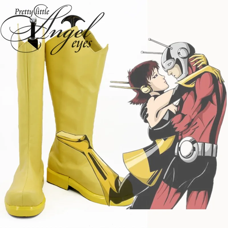 Обувь для костюмированной вечеринки Marvel Super Hero Avengers Janet van Dyne Wasp на заказ|Туфли| |