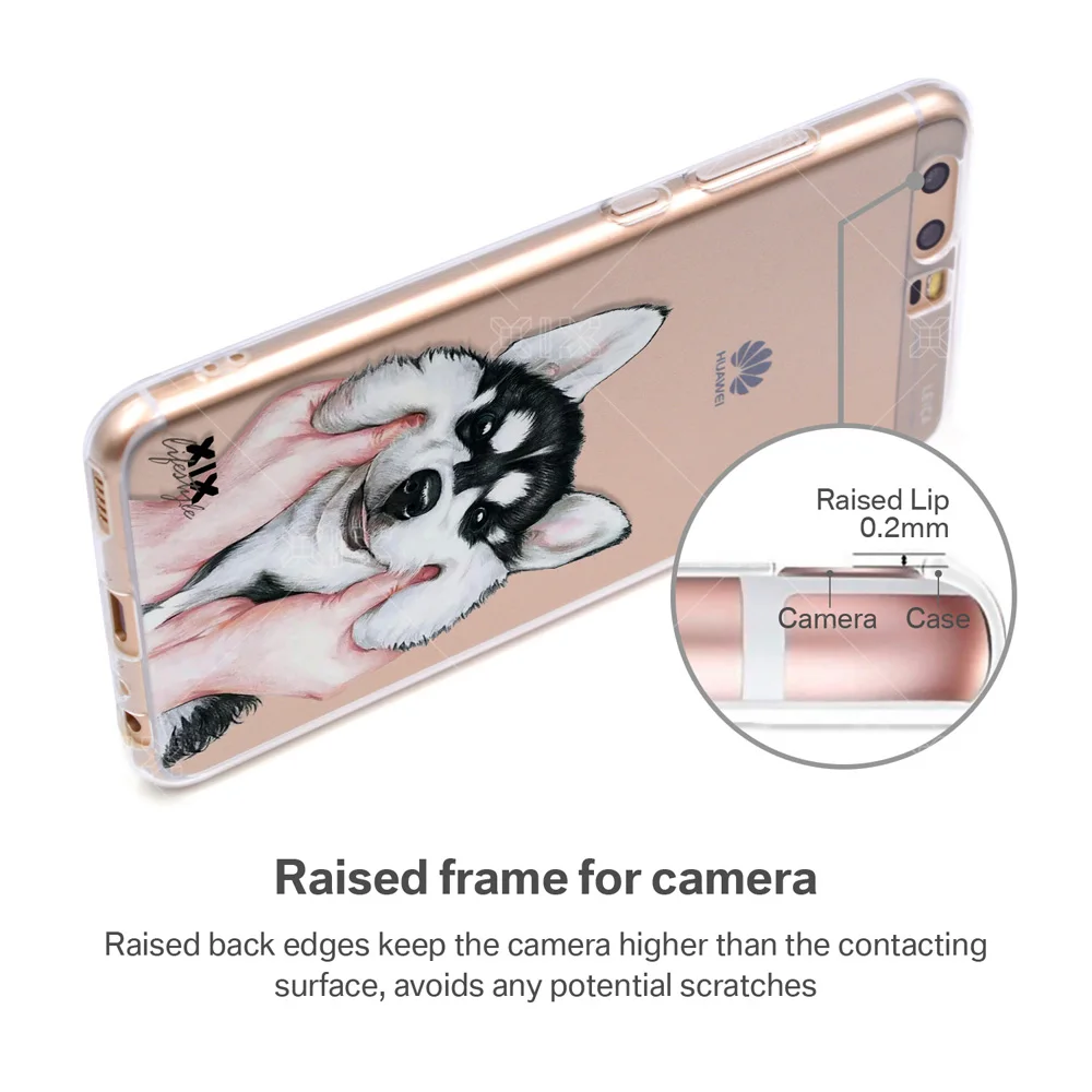 Для Huawei P8 Lite чехол собаки мягкий P9 2017 для P10 P20 Pro Plus P Smart Honor 9 Mate 10 Lite|cover for|cover coverscover