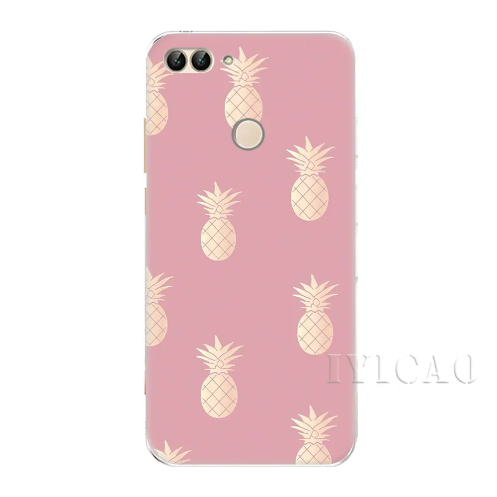 IYICAO летние фрукта ананаса жесткий чехол для Huawei P8 P9 P10 P20 P30 Lite 2015 2016 2017 Plus Pro P Smart 2019 |