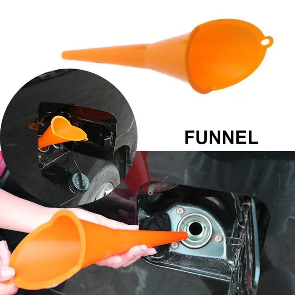 

6.8*28cm Car Refueling Multi-Function Longer Funnel Gasoline Engine Oil Additive Motorcycle Farm Machine Funnel