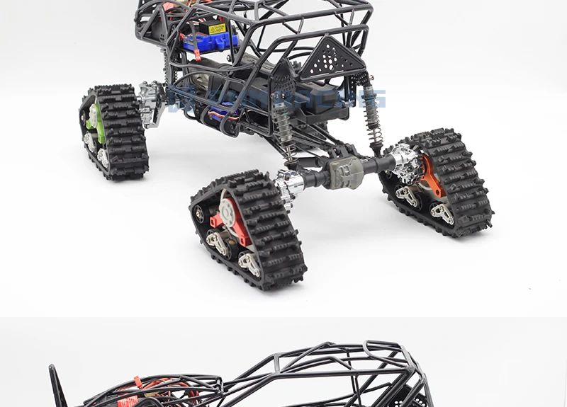 1/10 RC Гусеничный автомобиль украшение металлический рулон набор для клетки для гусеничного Crawler