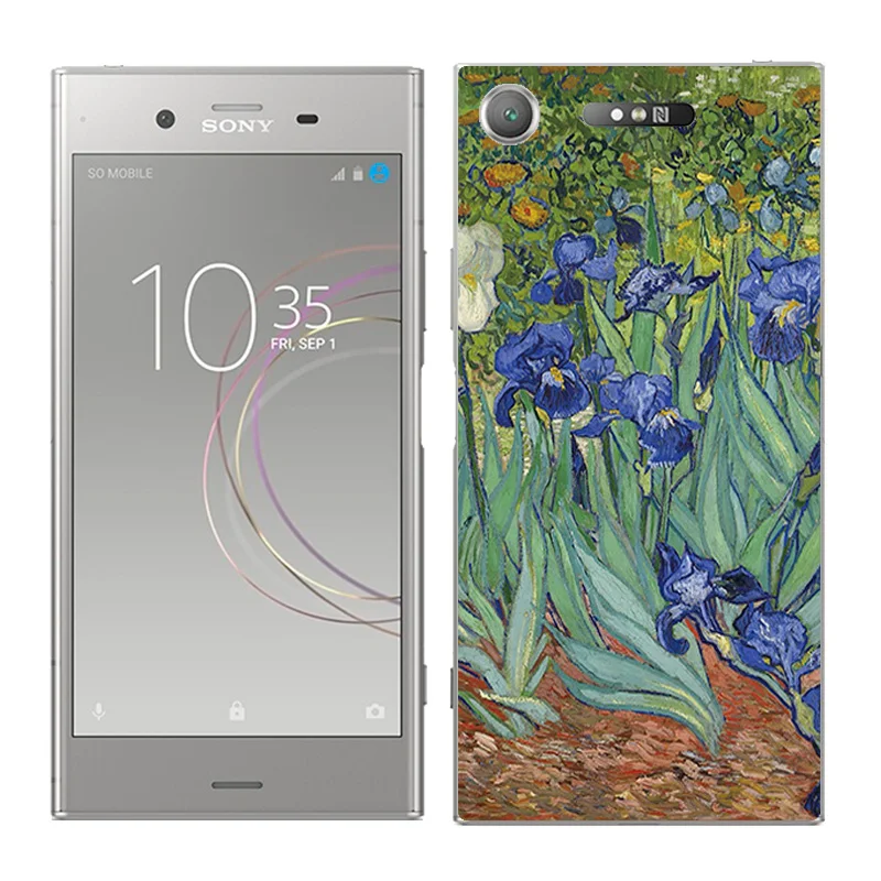 Защита для sony Xperia XZ1 5," Мягкий силиконовый чехол-накладка на заднюю панель телефона для sony Xperia XZ1 чехол s с пейзажами
