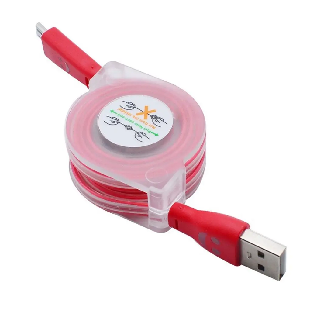 NO.7 Выдвижной светодиодный светильник Micro USB кабель светящаяся Замена для Android порт кабель для передачи данных зарядное устройство для телефона - Цвет: NO.7