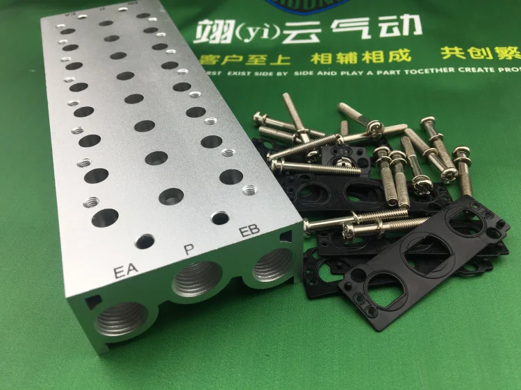 SS5Y7-20-06 SS5Y7-20-07 SS5Y7-20-08 SS5Y7-20-09 SMC модульный электромагнитный клапан база клапана серии SY7000 пластина соединения