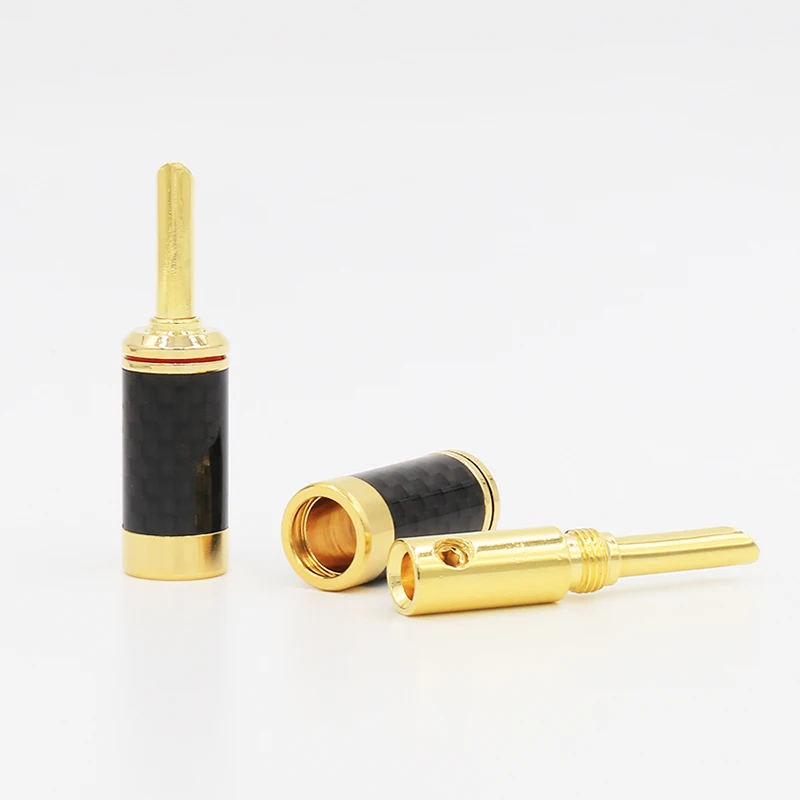 VB443G audio cable gold plated Banana plug 4MM Speaker Wire Cable connector | Электроника