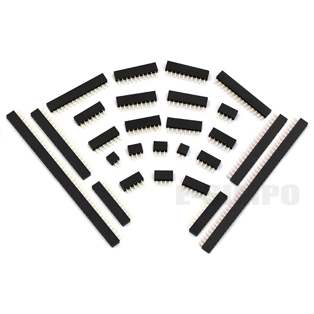 20 шт. 2 0 мм 1x 2/3/4/5/6/7/8/9/10/11/12/13/14/15/16/18/20/32/40P розетка PH4.3mm Однорядная прямая
