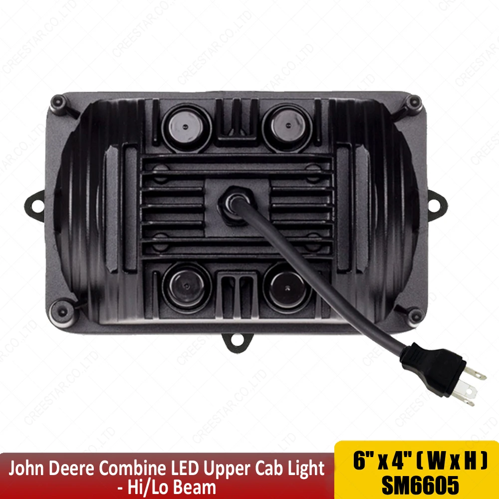 Заменяет номера частей John Deere OEM: AH159332 AH159333 AH170565 AH128327 AH128328 60W трактор светодиодные