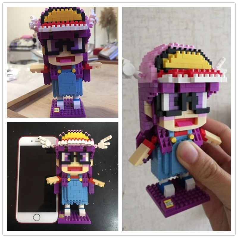 LOZ Building Blocks Toy Arale Dr Slump Action Figure Diamond Model Toys 700Pcs Gift For Age Children 14+ Offical Authorized|Игровые