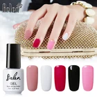 Belen 1 шт. гель для ногтей, 1 шт., направляющие для кончиков, УФ-гель для ногтей, гель для французского маникюра, черно-белый цвет, маникюрный лак для французского маникюра