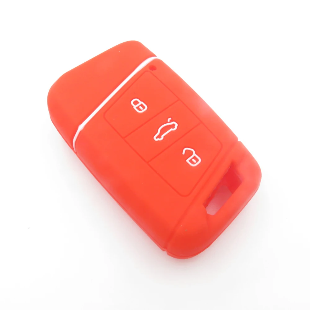 Xinyuexin силиконовый чехол для автомобильного ключа VW Magotan Passat B8 Skoda A7 Smart Remote Key Protector
