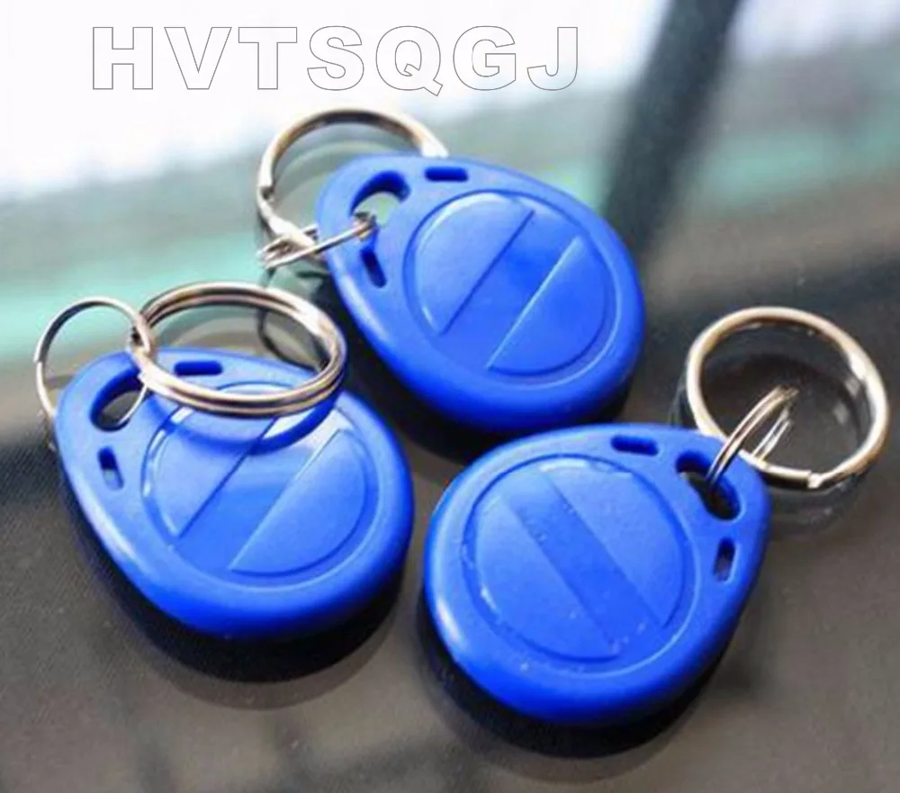 

10pcs Free shipping 125khz read only waterproof rfid tk4100 keyfob