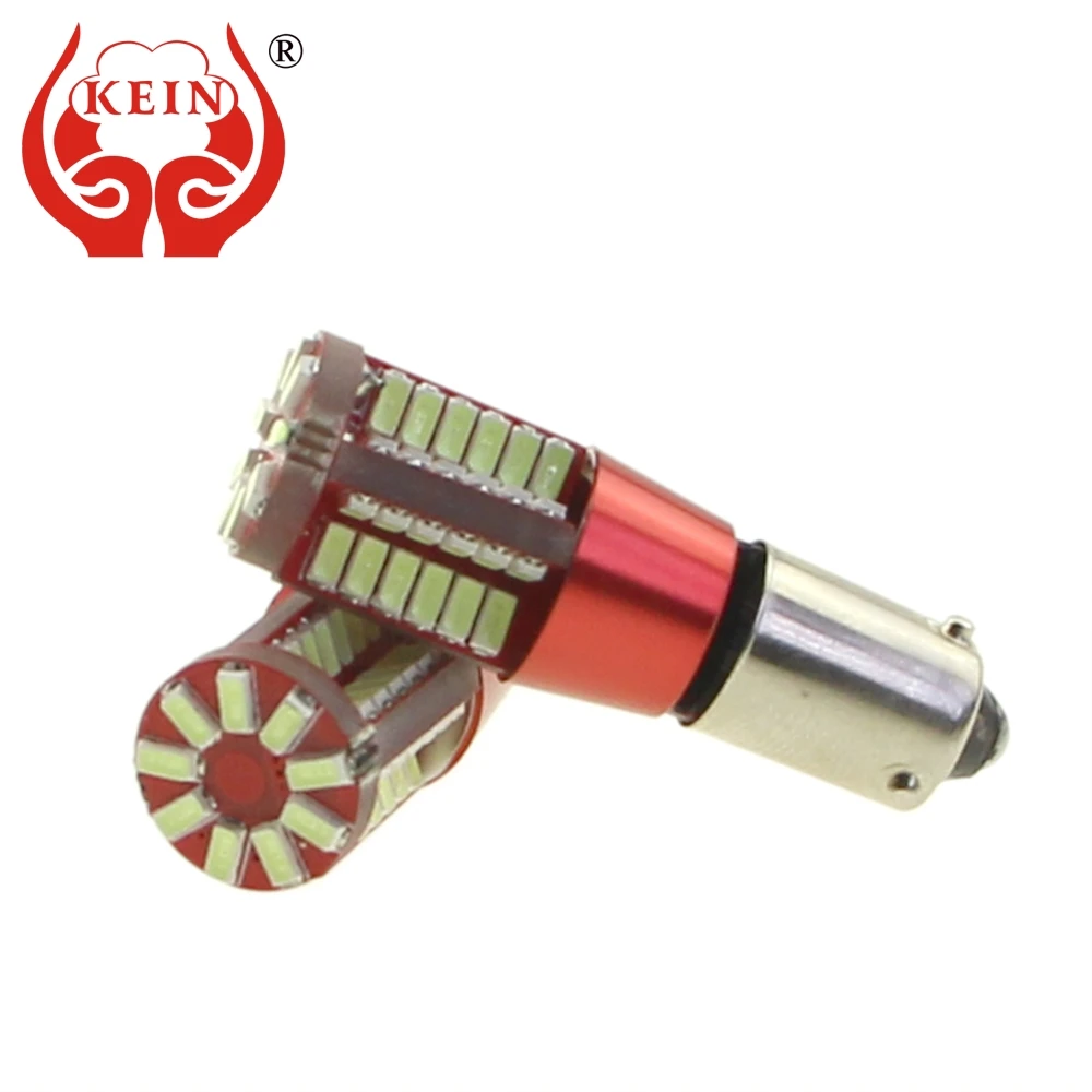 KEIN 2 шт. H6W BAX9S светодиодные автомобильные 57SMD 6000K габаритные огни номерной знак